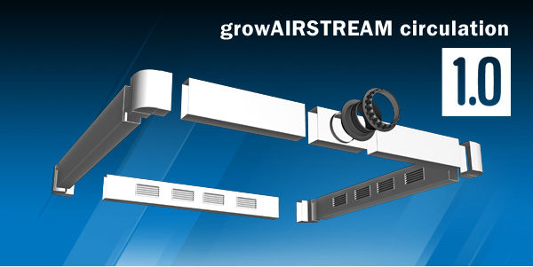 GrowSYSTEM AirStream Circulation 1.0 - 100 x 100cm