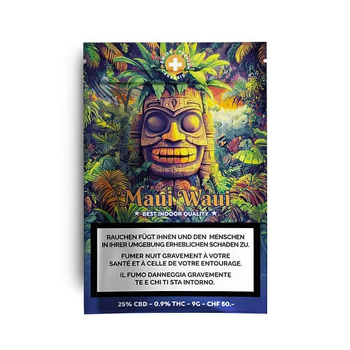 High Level Genetics - Maui Waui - Indoor CBD Blüten - 2g