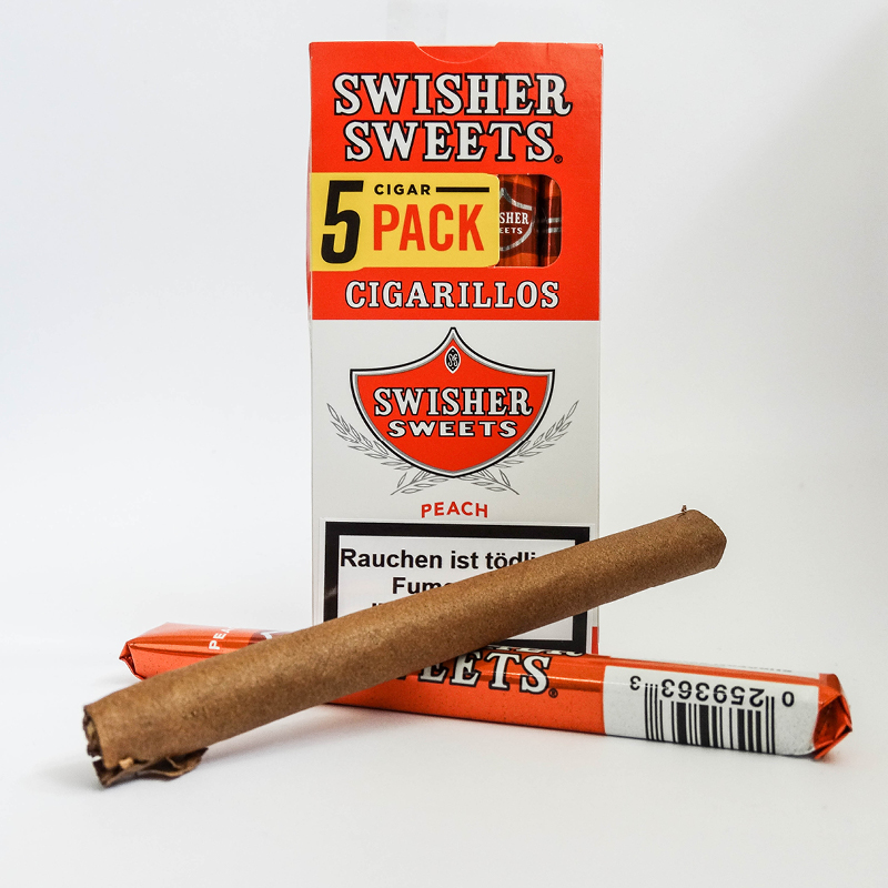  Swisher Sweet Cigarillos Peach 5 Stk