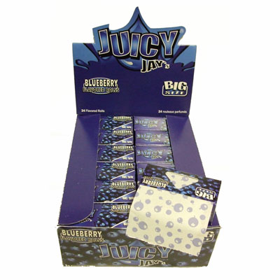 Juicy Jay`s Flavored Rolls Blueberry 5m Box 