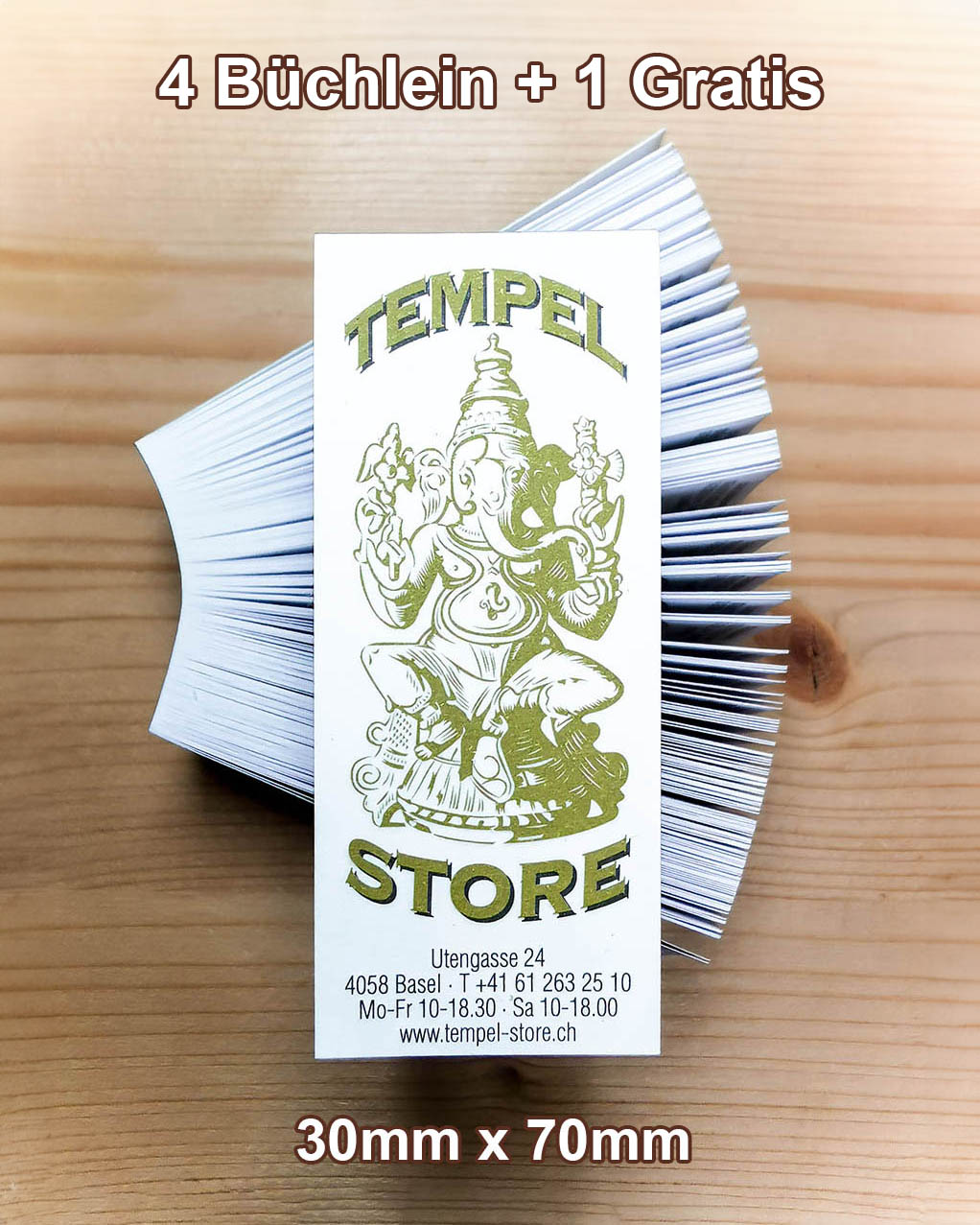 Tempel Store Filter breit  -  5 x 200 Blatt