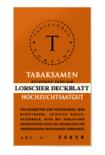 Tabaksamen - Lorscher Zigarren-Deckblatt - 200 Stk.