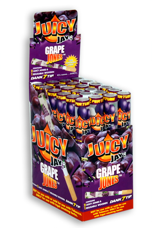 Juicy Jays Grape Jones 1¼ Size 2 Hülsen
