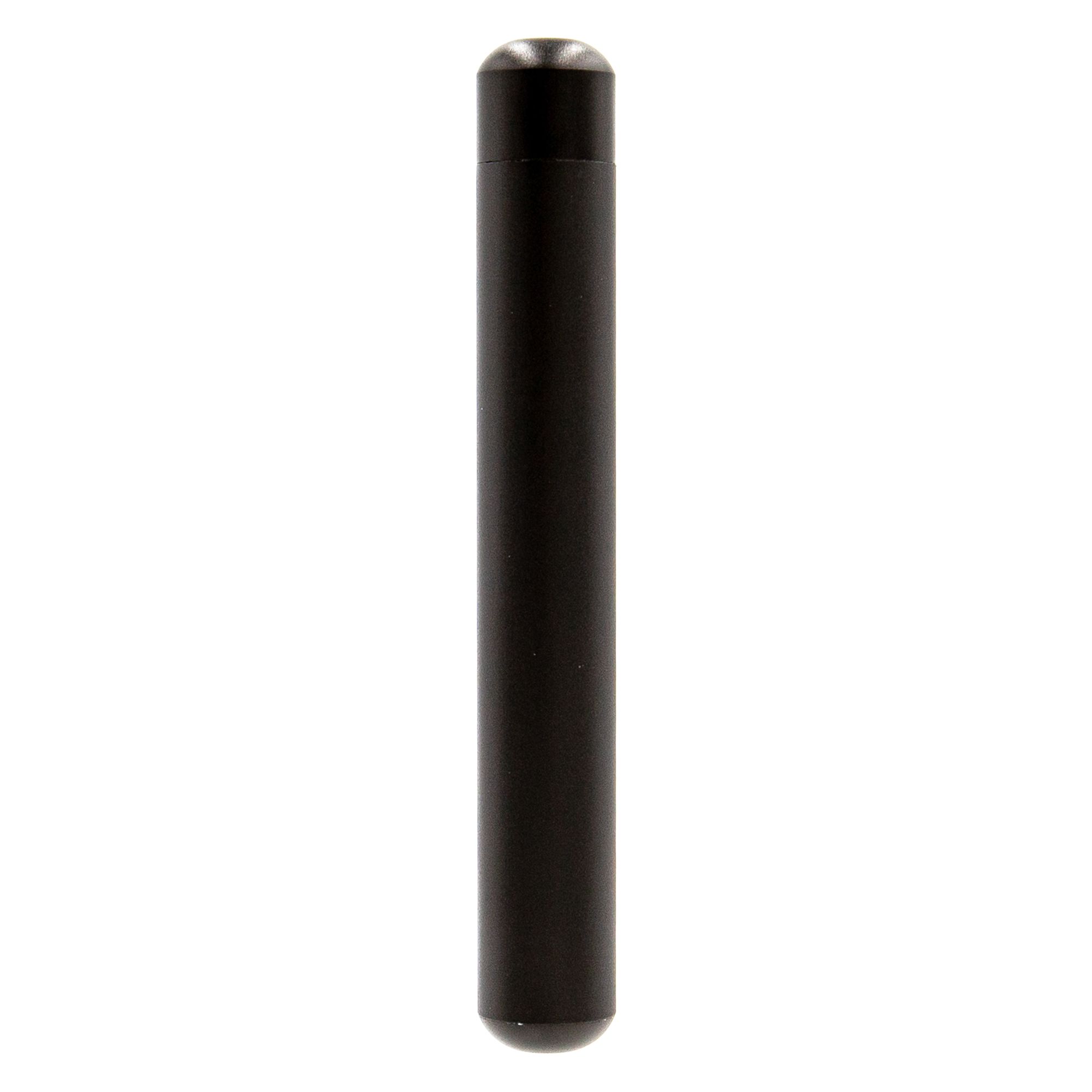 Smell Proof Metal Tube Black 12 x 1.8 cm