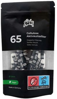 Kailar - 65 Cellulose Slim Hybrid Aktivkohlefilter - schwarz