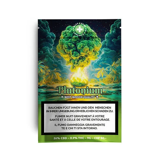 High Level Genetics - Plutonium - CBD Blüten (Indoor) 2g