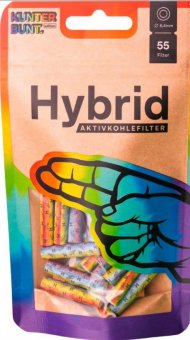 Hybrid Supreme Filters, 6,4mmØ, RAINBOW, 55 Stück Beutel
