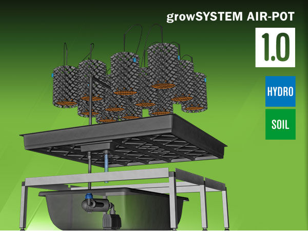 GrowSYSTEM Airpot 1.0 - 100 x 100cm