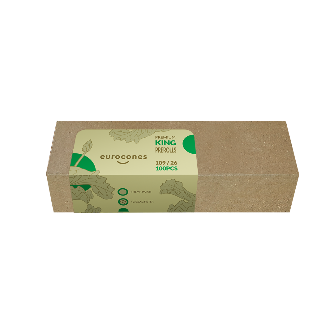 EUROCONES KS TUBES - 1X100 CONES WOOD WHITE, 109MM