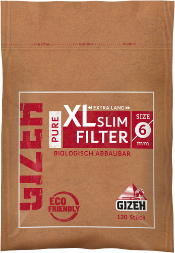 GIZEH Pure XL Slim Filter 120 Stück