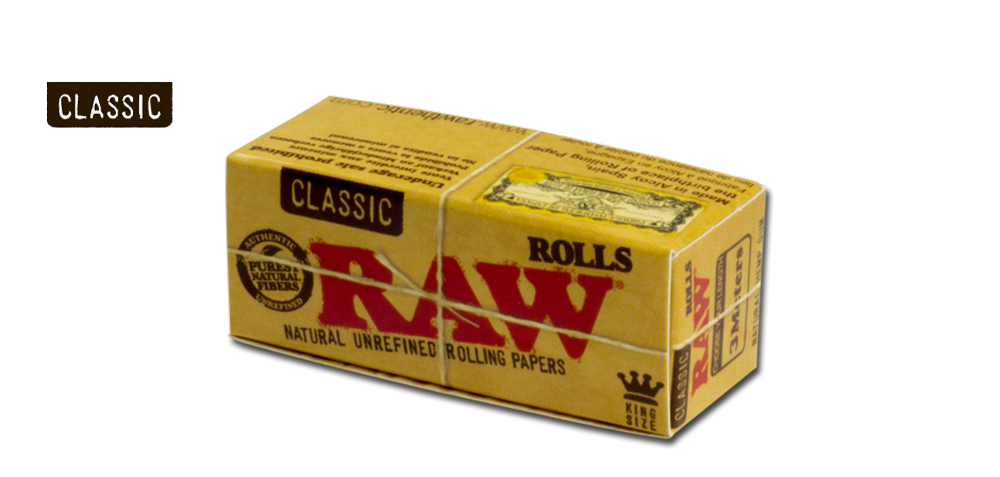 RAW Rolling Papers Classic Rolls 3m