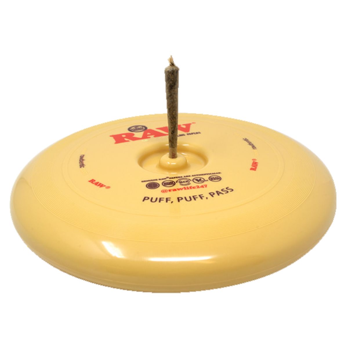 Raw Flying Disc with Cone Holder