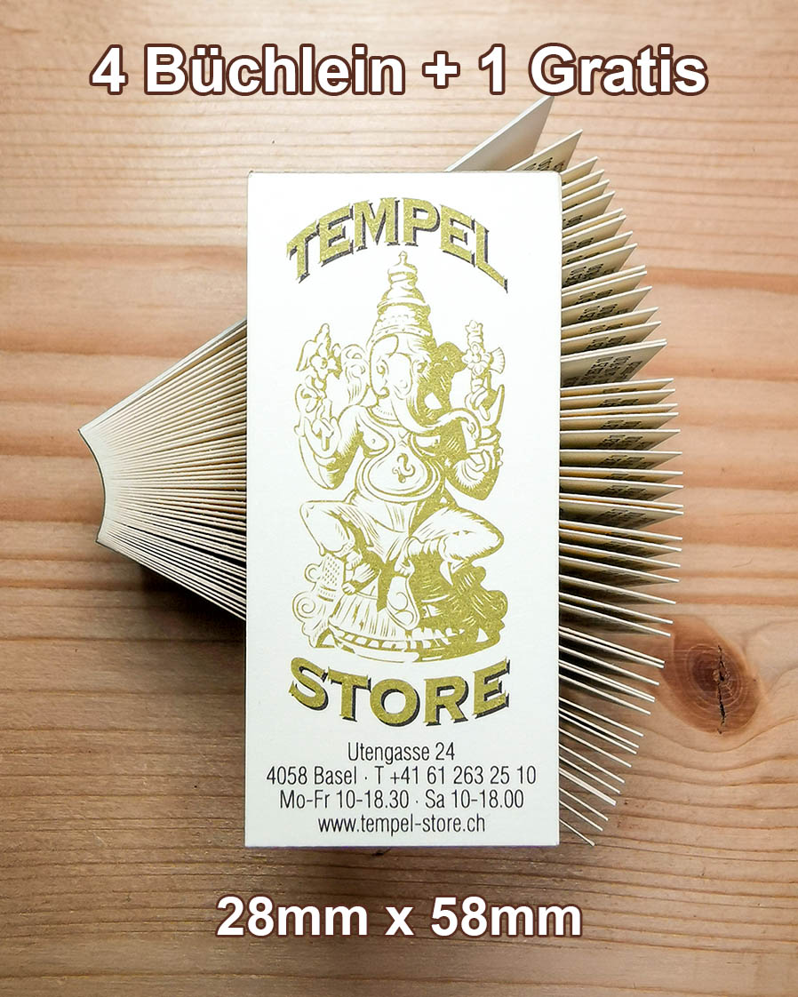 Tempel Store Filter ökologisch  -  5 x 50 Blatt
