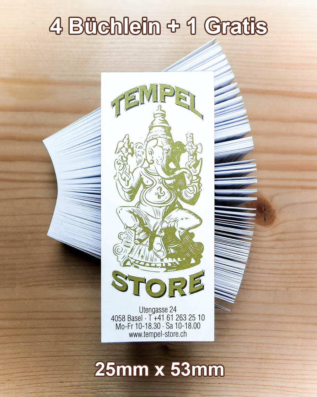 Tempel Store Filter schmal - 5 x 200 Blatt