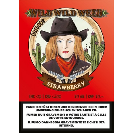 WILD WILD WEED - STRAWBERRY - 50gr Outdoor