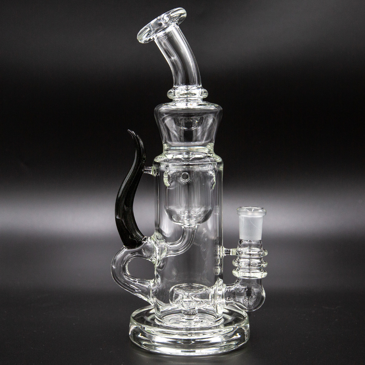 Badabing Glas Special Edition Incycler 14mm Black Horn Unikat