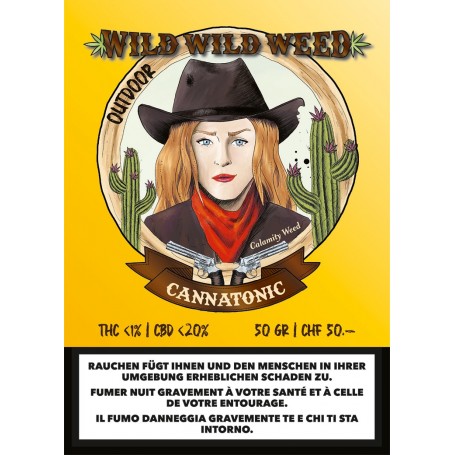 WILD WILD WEED - CANNATONIC - 50gr Outdoor