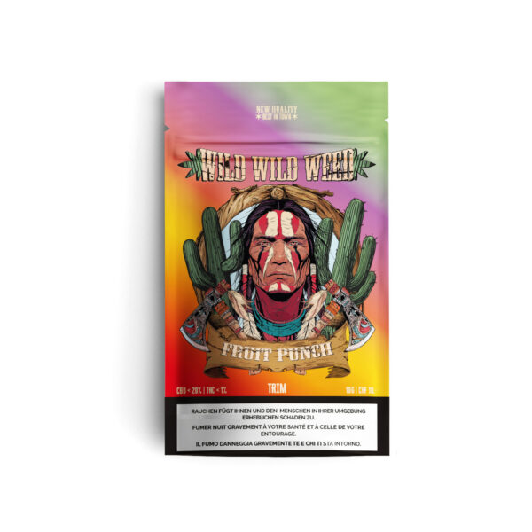 WILD WILD WEED -  Fruit Punch CBD Trim (Indoor) 90gr