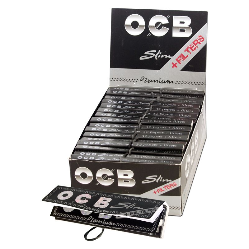 OCB Premium Slim Connoisseur mit Filter-Tips Box