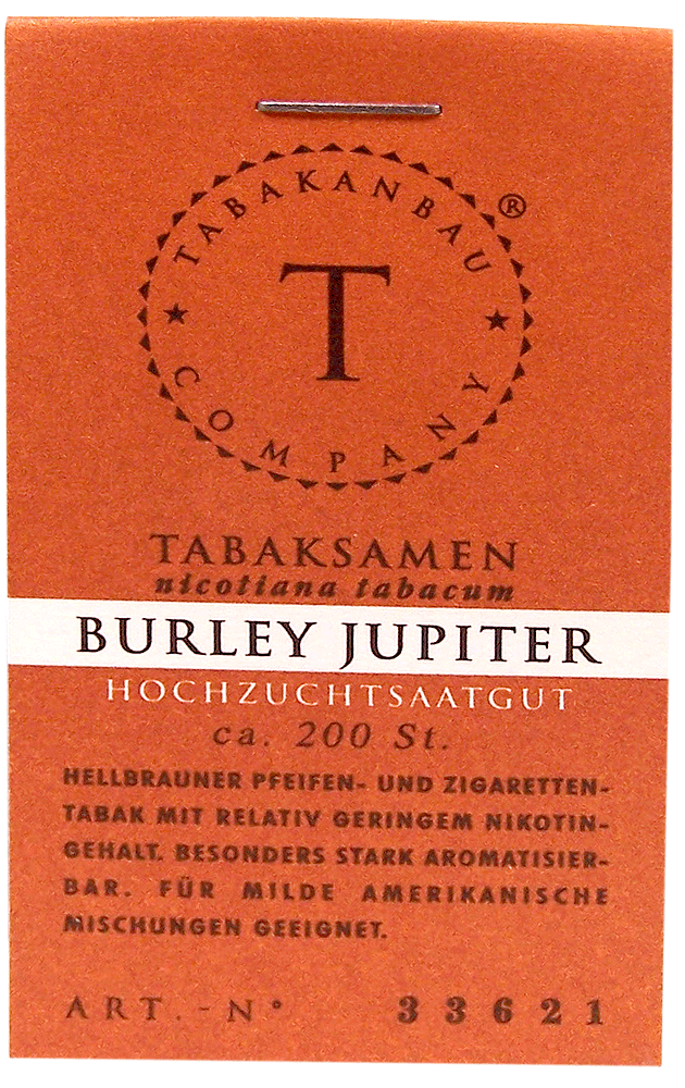 Tabaksamen - Burley Jupiter - 200 Stk.