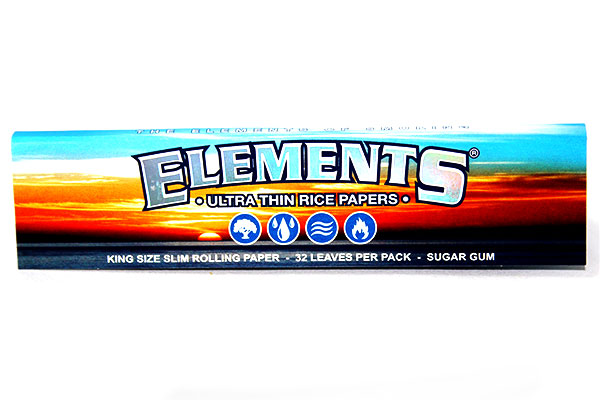 3 x Elements King Size Slim Papers