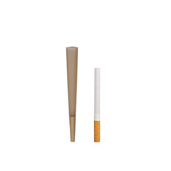 EUROCONES KS TUBES - 1X100 CONES, WOOD UNBLEACHED 109MM