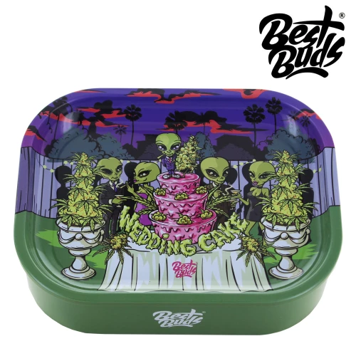 Metallbox mit Tablett Best Buds © Hochzeitstorte