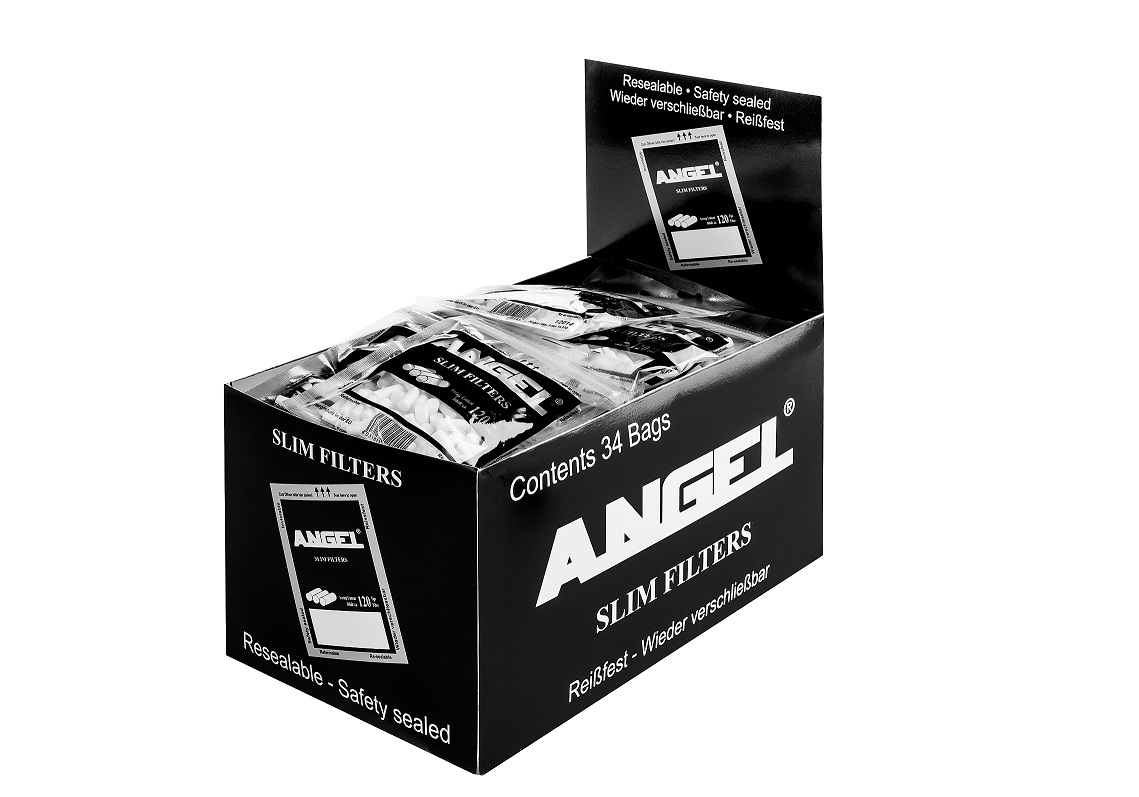 Angel Drehfilter Slim, 6mm, Beutel á 120 Filter