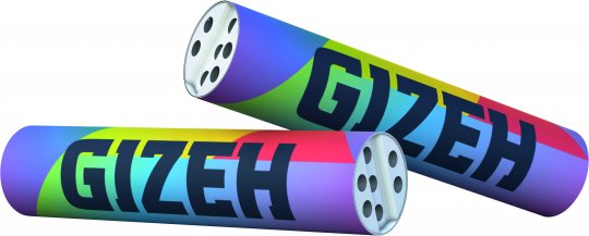 Gizeh ACTIV Aktivkohlefilter Slim, 210er Beutel, Rainbow, 6mmØ