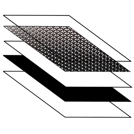 Diamond Silver Reflective Folie 10m  x 1.25m 