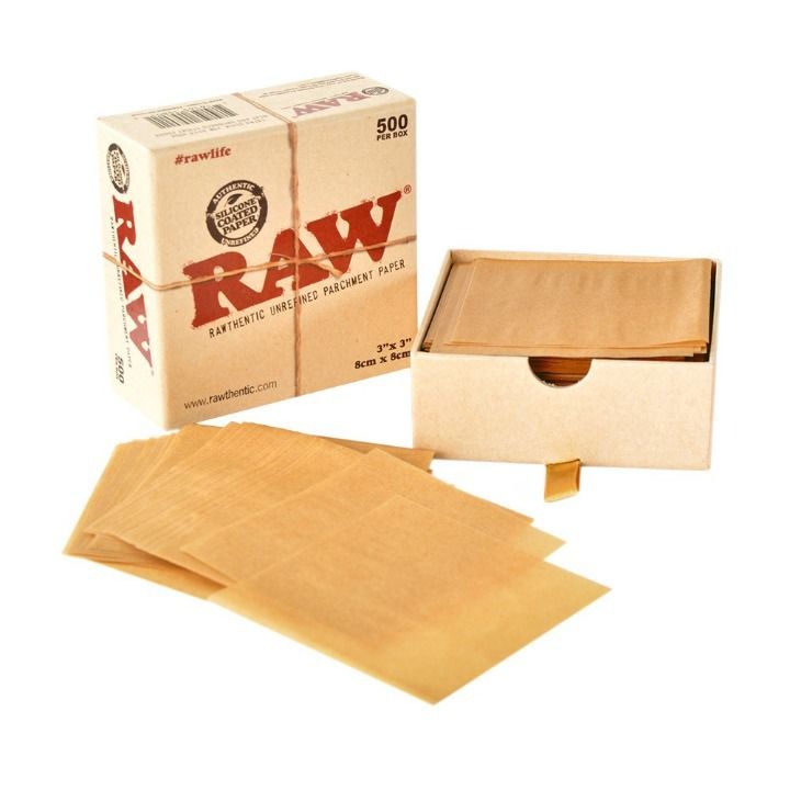  RAW Parchment Quadratisch 8cm x 8cm 500stk