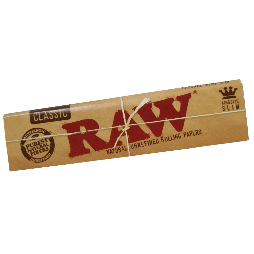 3 x RAW Rolling Papers Classic Slim King Size