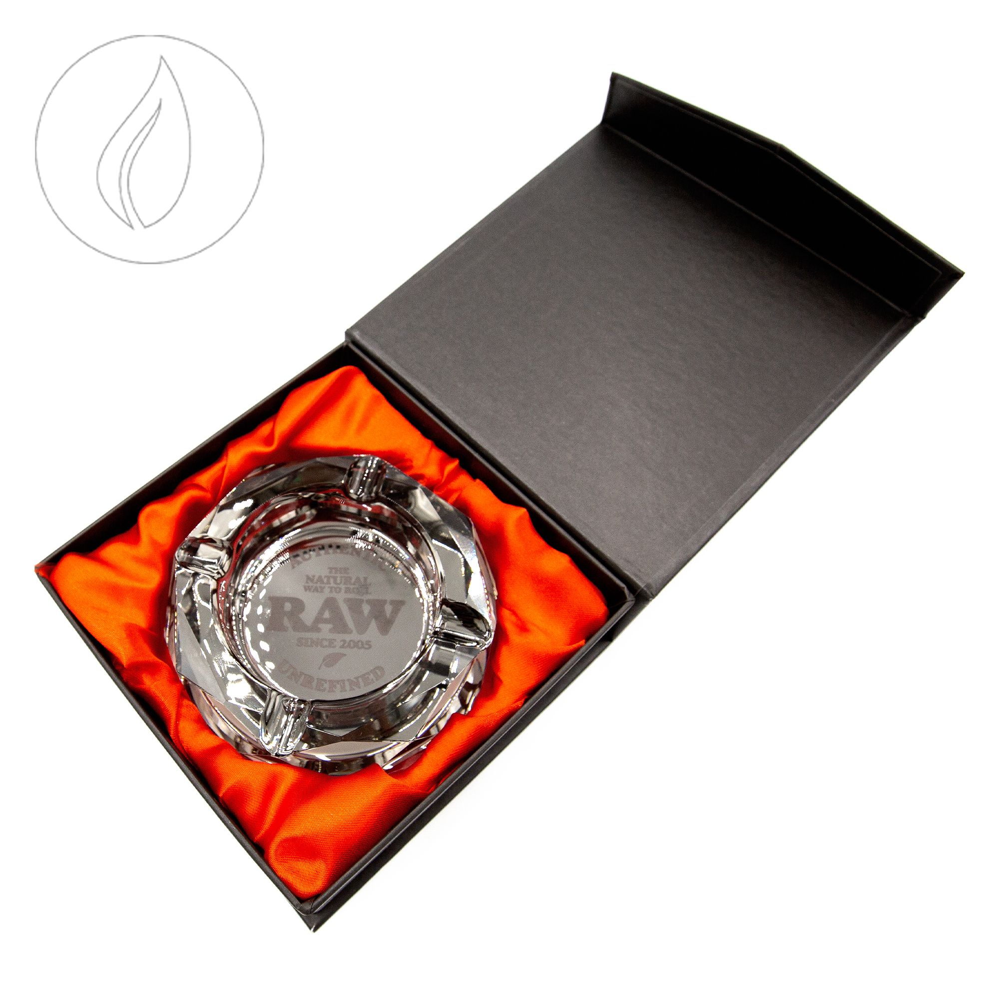 RAW The Dark Side Glass Ashtray