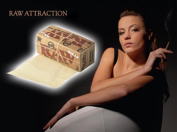 3 x RAW Rolling Papers Classic Rolls 3m