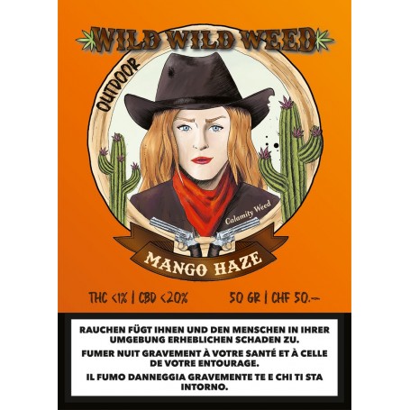 WILD WILD WEED - MANGO HAZE - 50gr Outdoor
