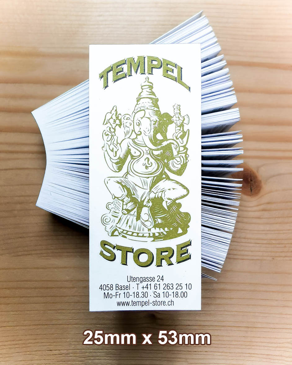Tempel Store Filter schmal - 200 Blatt