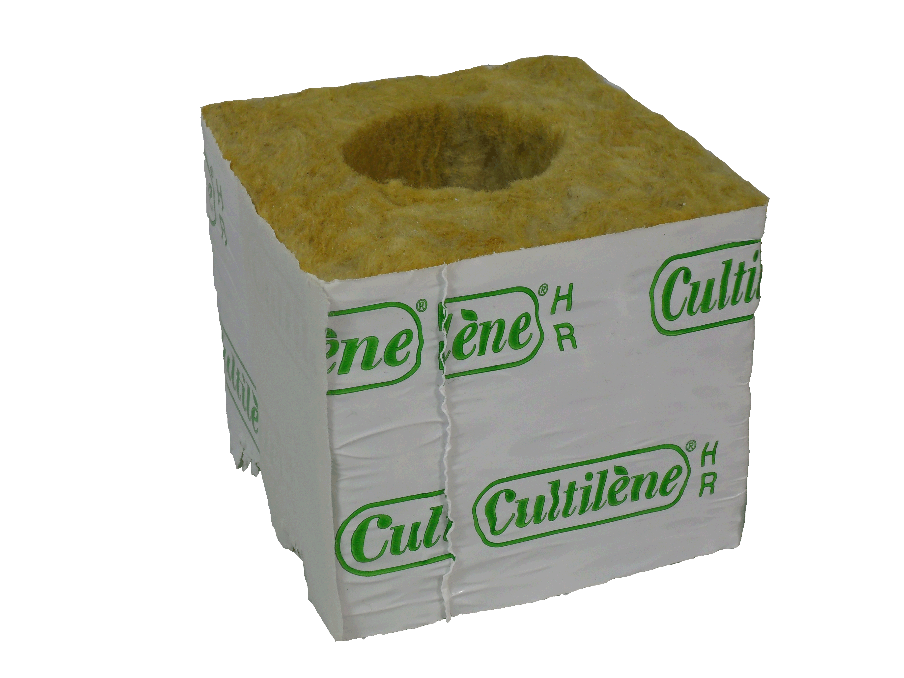 Grodan Startblock 7,5 x 7,5 x 6,5 cm /  Loch 38mm