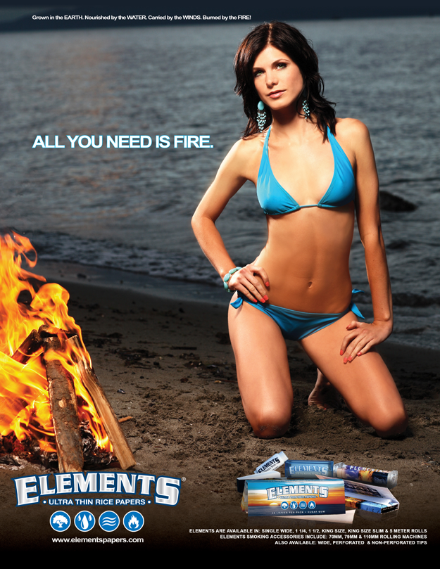 3 x Elements King Size Slim Papers