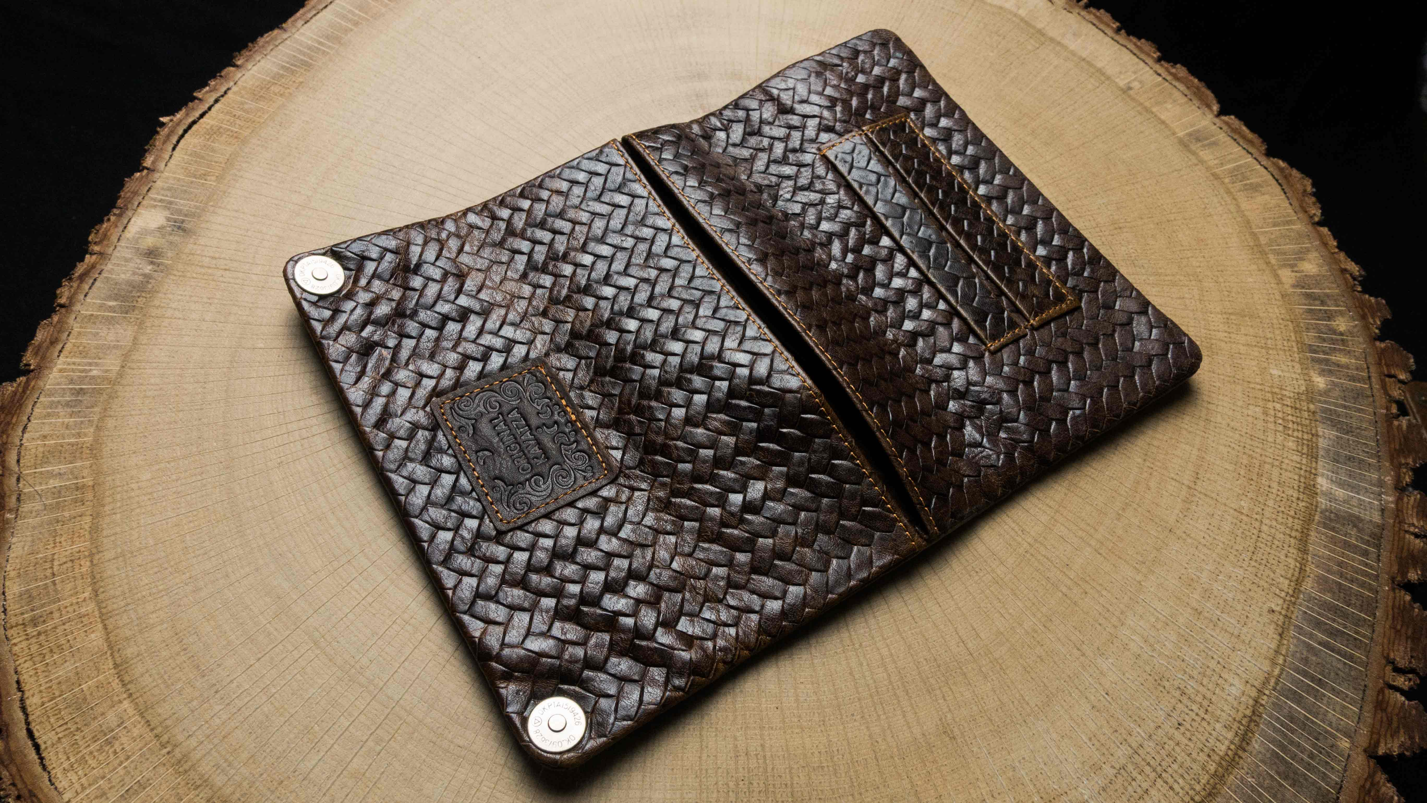 TABAKTASCHE TP22 WOVEN HAVANNA