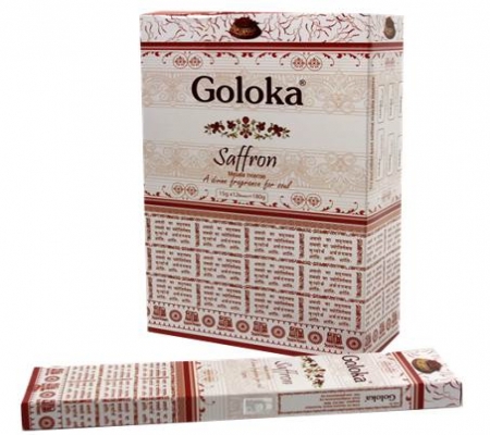 Goloka Saffron Masala Incense 15gr
