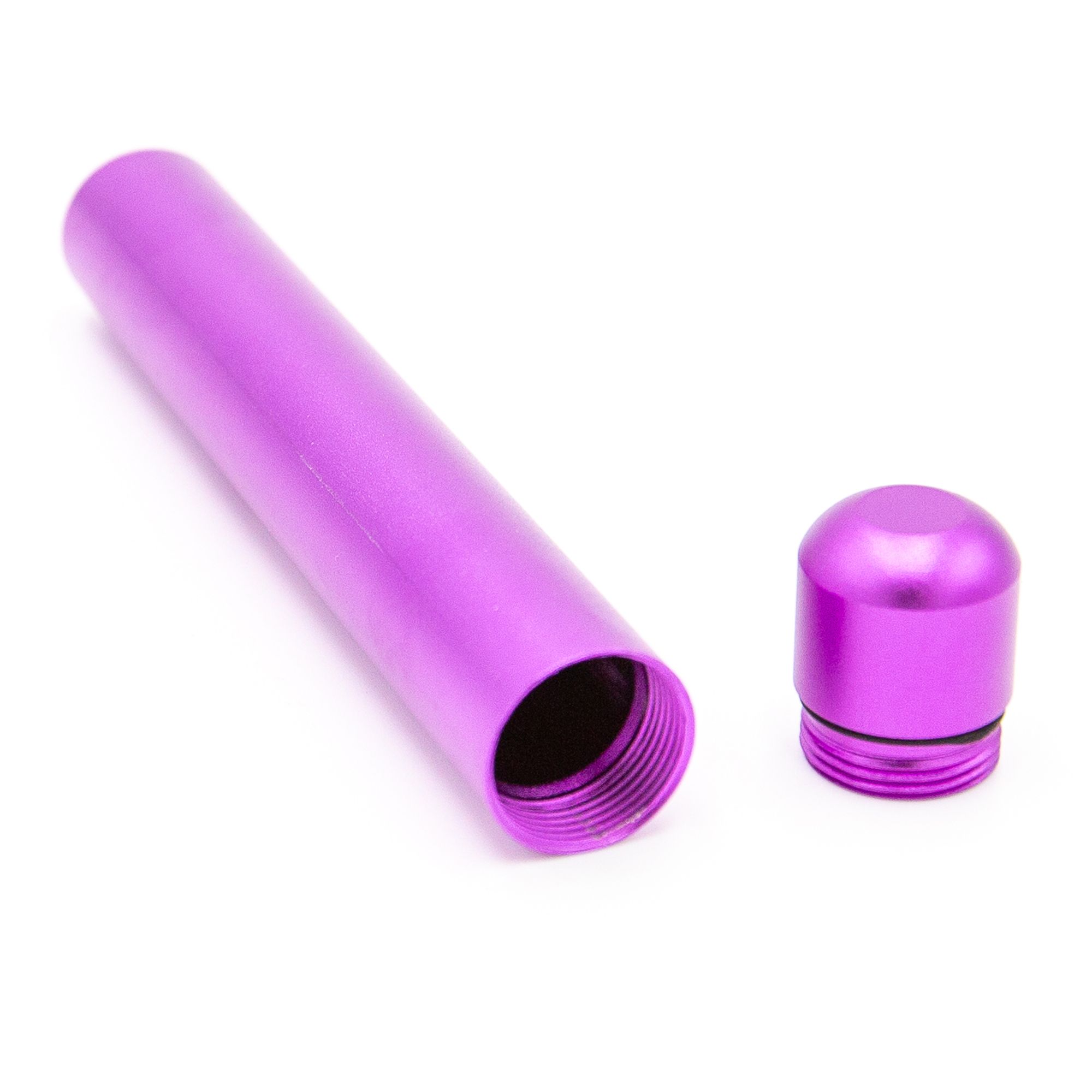 Smell Proof Metal Tube Purple 12 x 1.8 cm