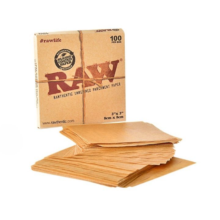 RAW Parchment Quadratisch 8cm x 8cm 100stk