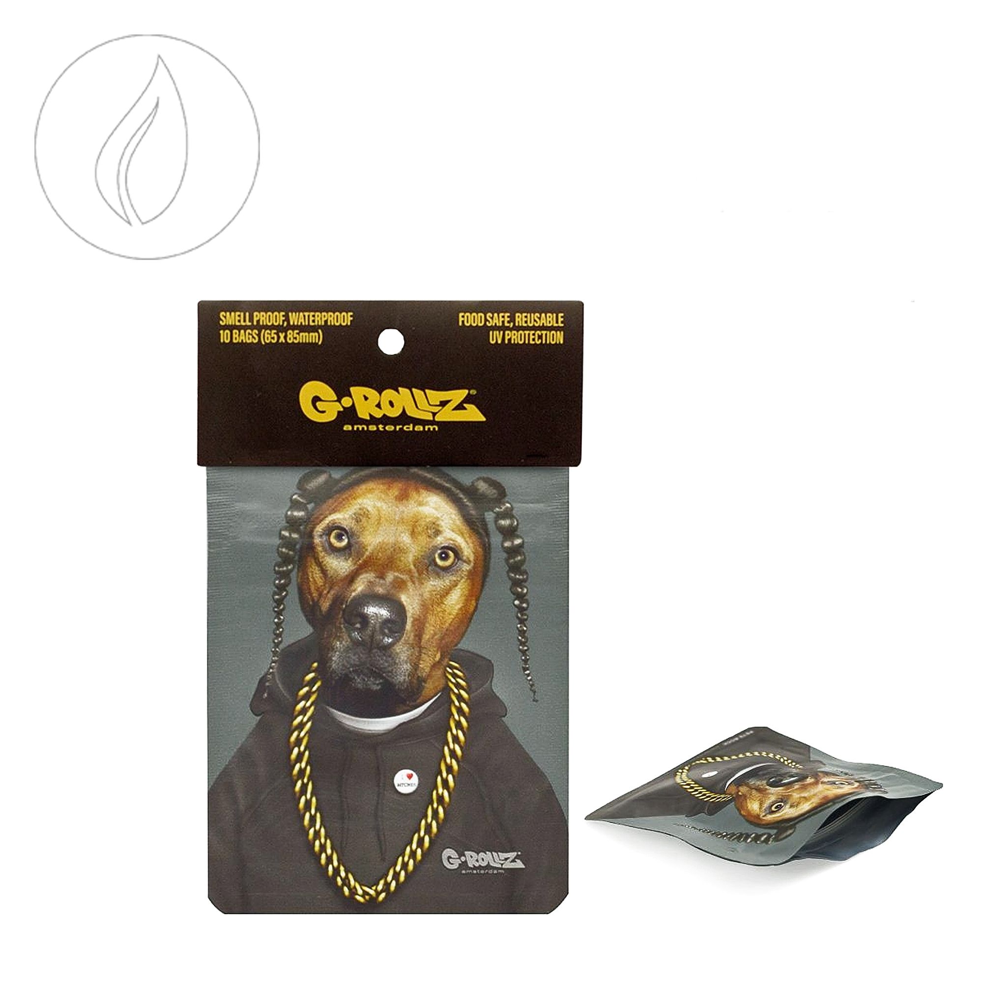 G-Rollz | Pets Rock Rap Smellproof Bags 65x85mm 10pcs/Pack