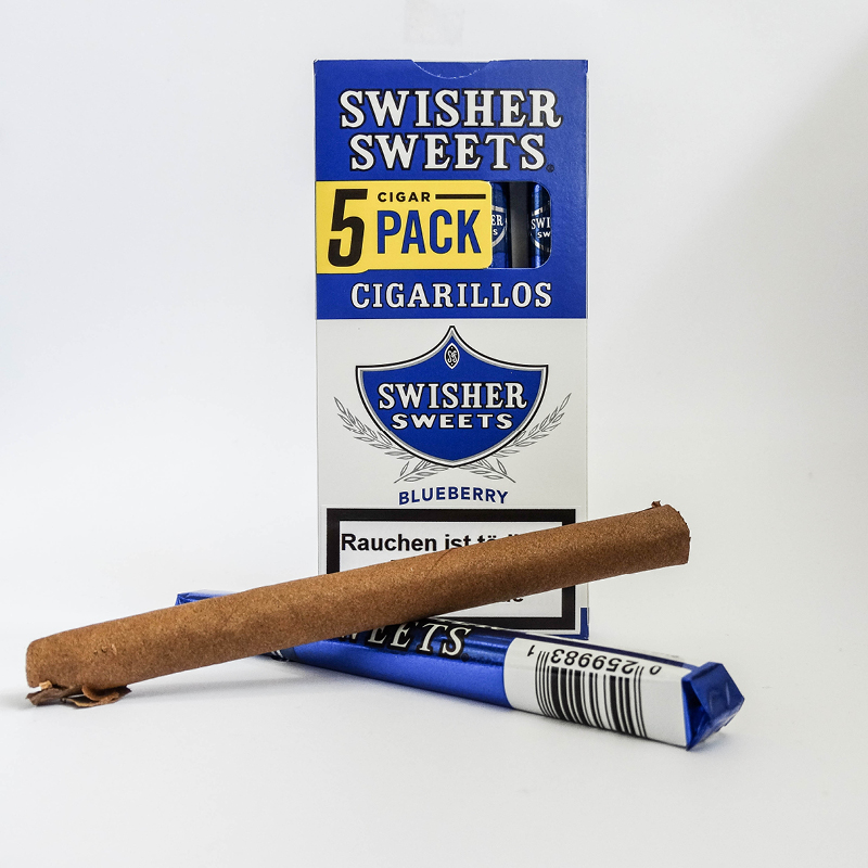  Swisher Sweet Cigarillos Blueberry 5 Stk