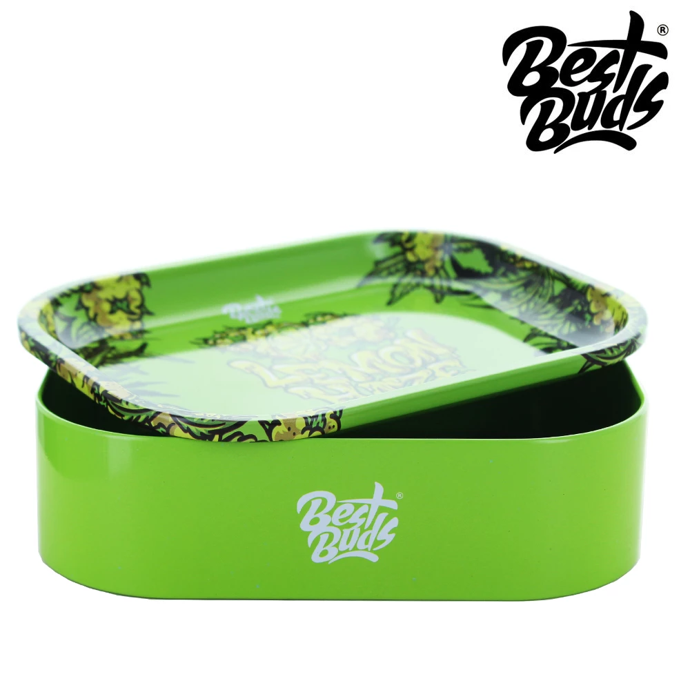 Metallbox mit Tablett Best Buds © Lemon Haze