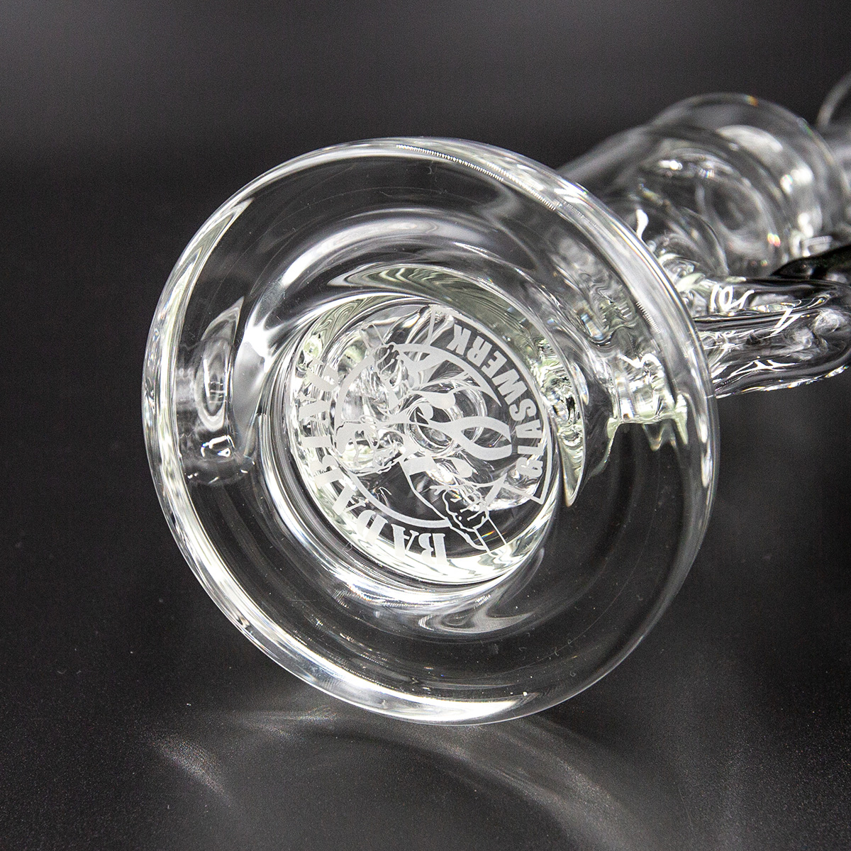 Badabing Glas Special Edition Incycler 14mm Black Horn Unikat