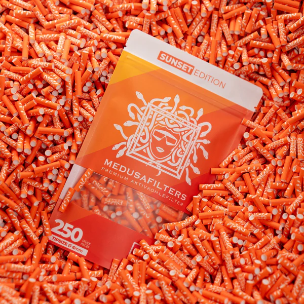 MedusaFilters - 250er Pack - SUNSET - Hybrid Aktivkohlefilter
